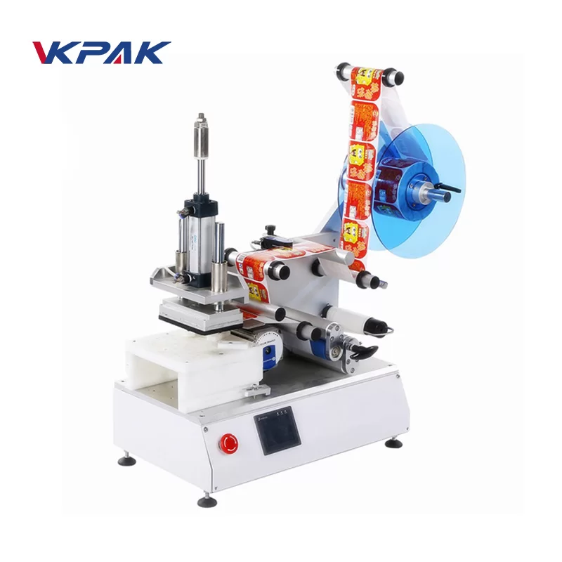 VK-T802 เครื่องติดฉลากแบบแบนกึ่งอัตโนมัติ